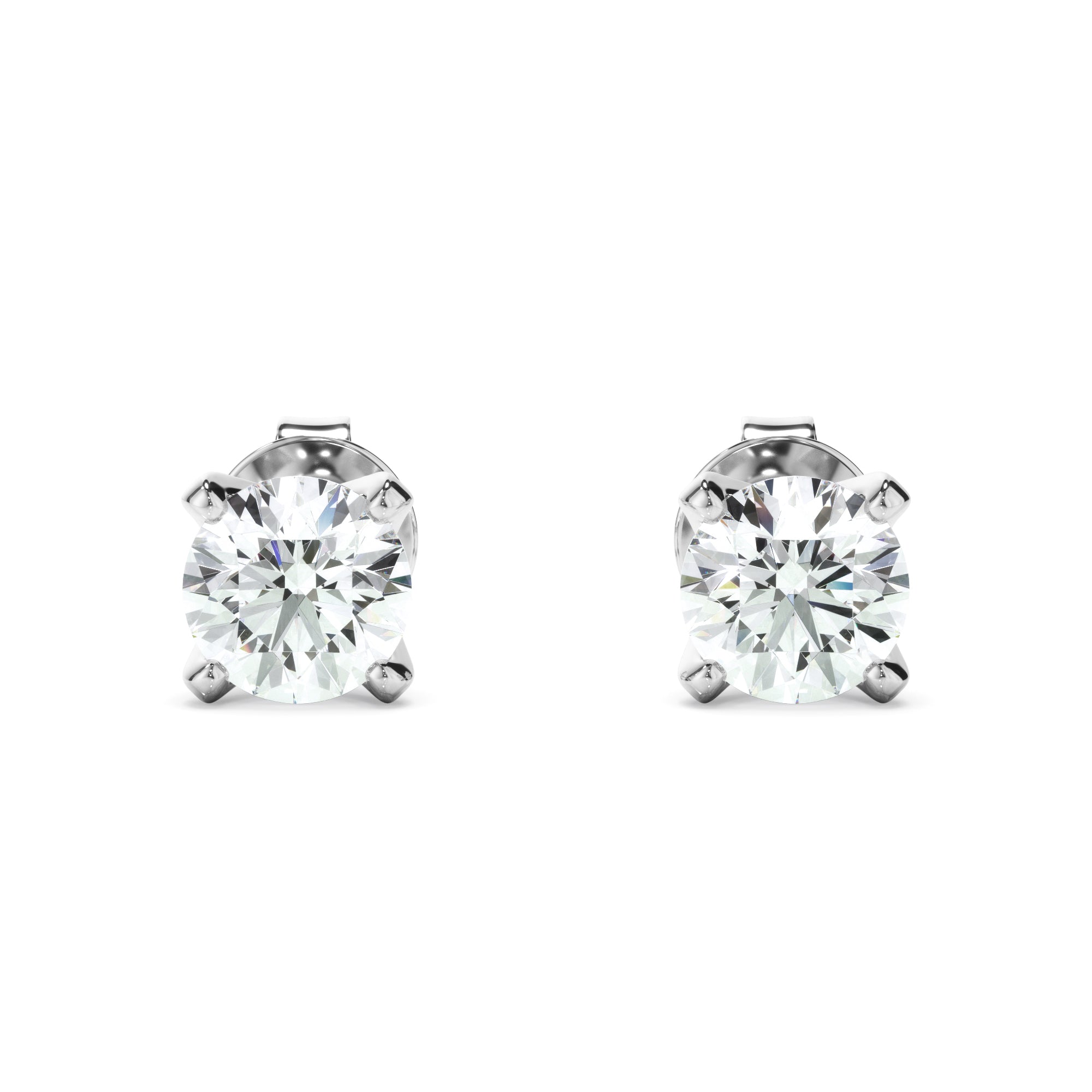 0.50ct Round Brilliant Cut Laboratory-Grown Diamond Stud Earrings