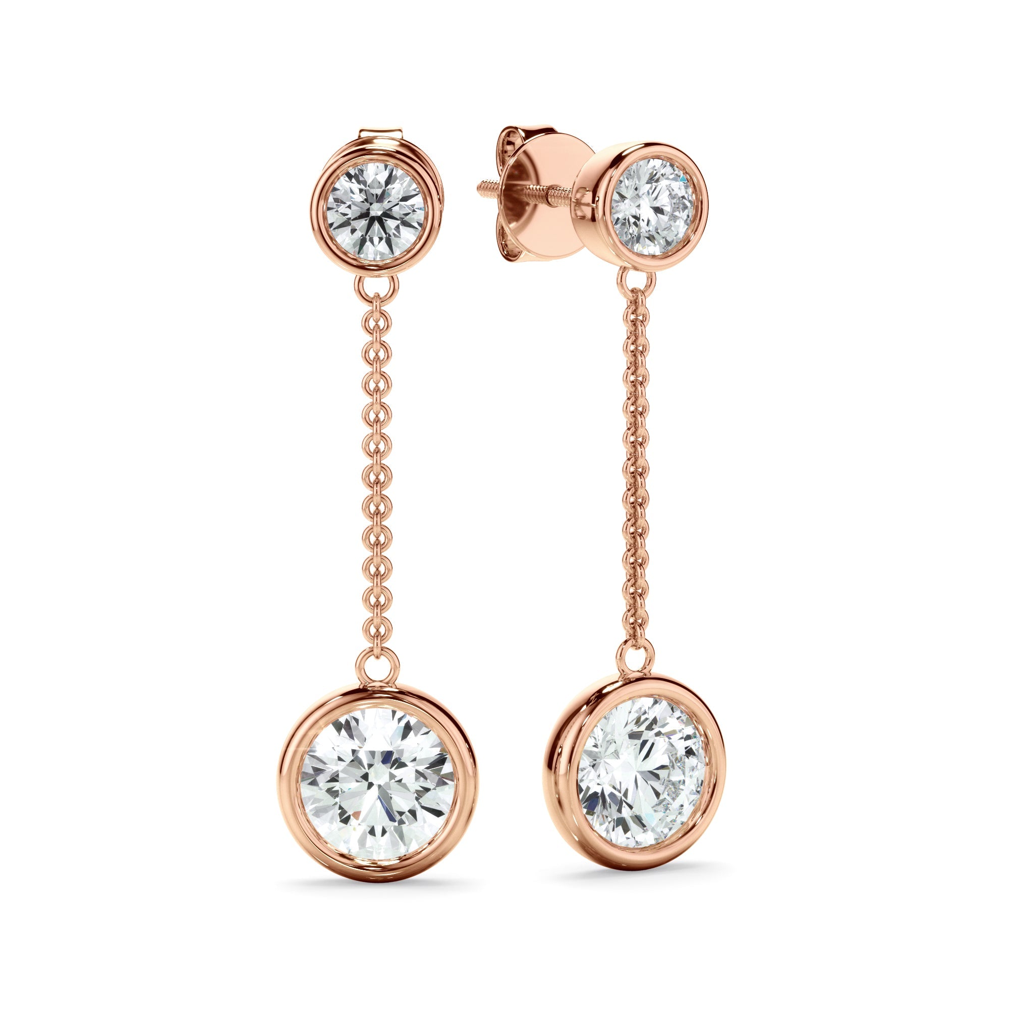 1.50ct Laboratory-Grown Diamond Drop Earrings