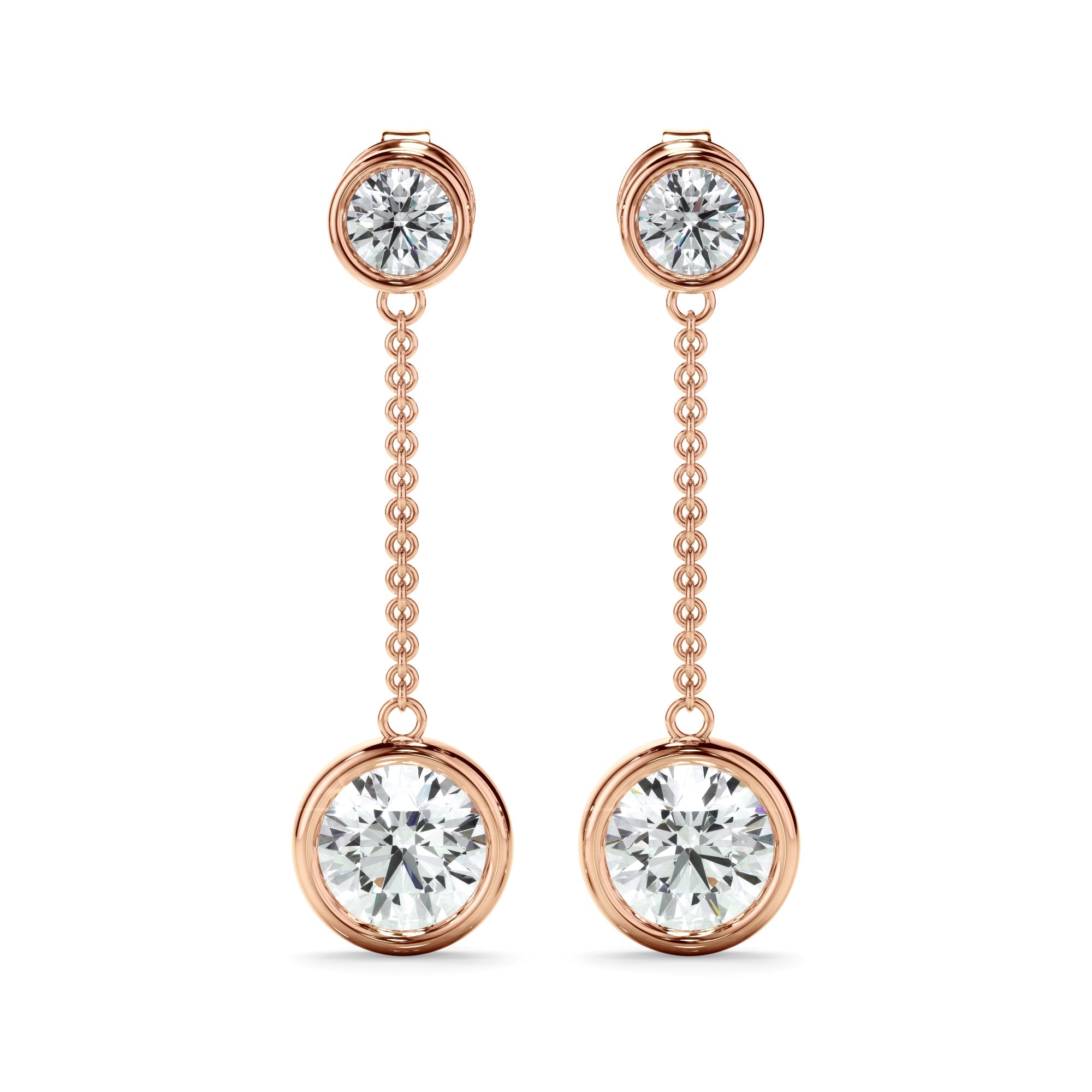 1.50ct Laboratory-Grown Diamond Drop Earrings