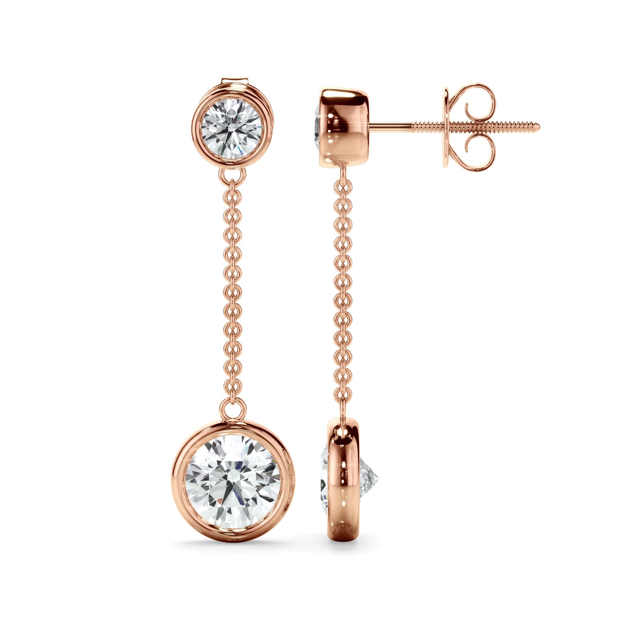 1.50ct Laboratory-Grown Diamond Drop Earrings