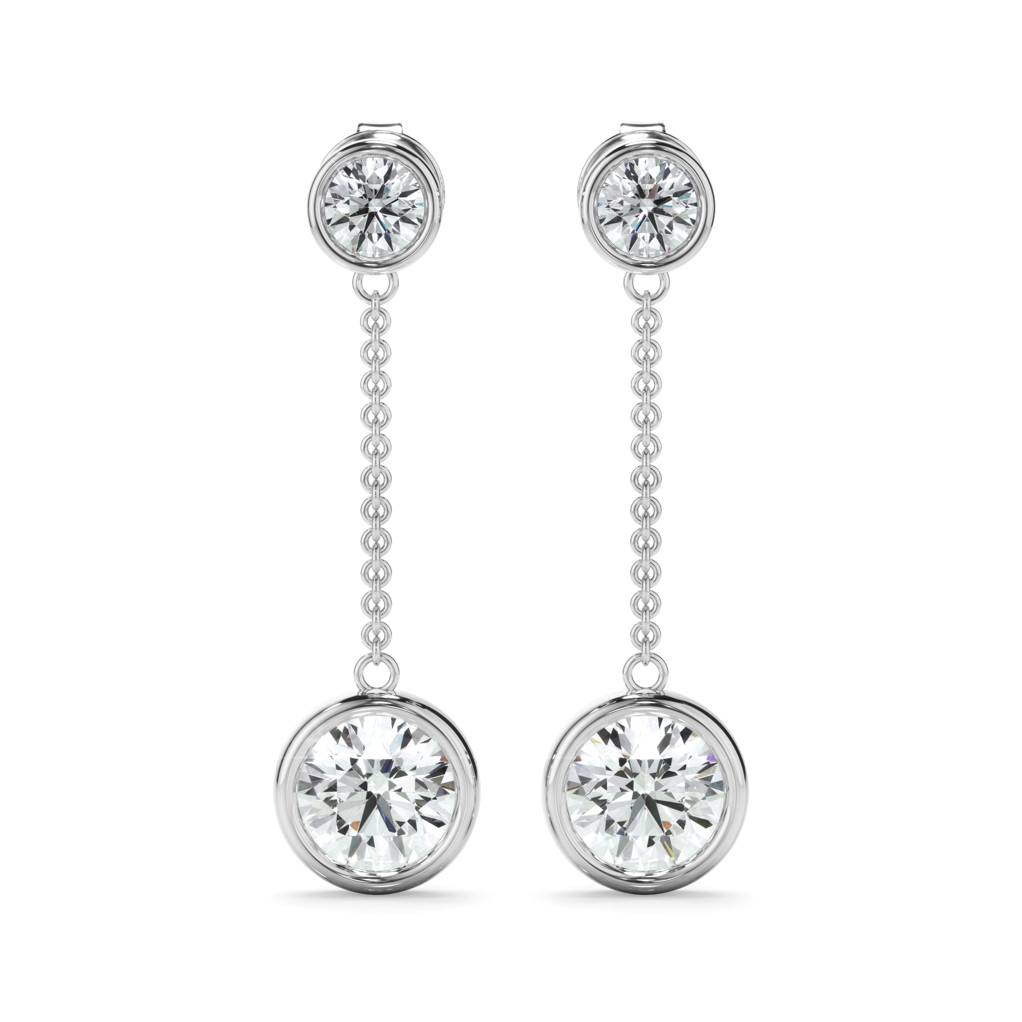 1.50ct Laboratory-Grown Diamond Drop Earrings