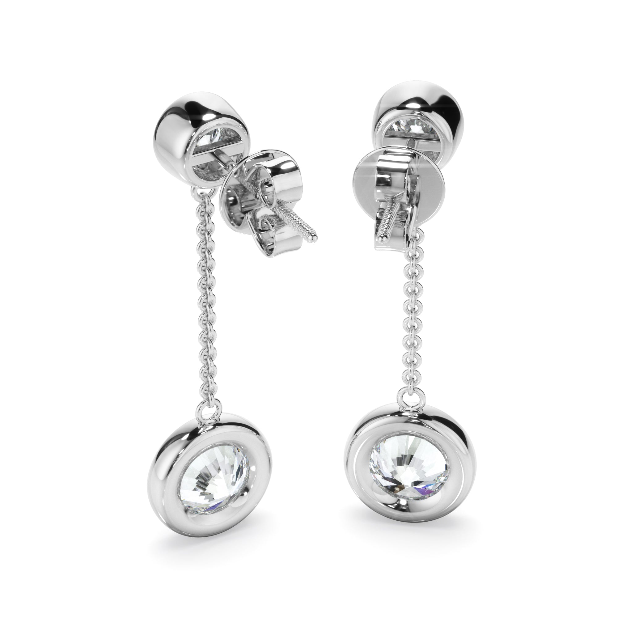 1.50ct Laboratory-Grown Diamond Drop Earrings