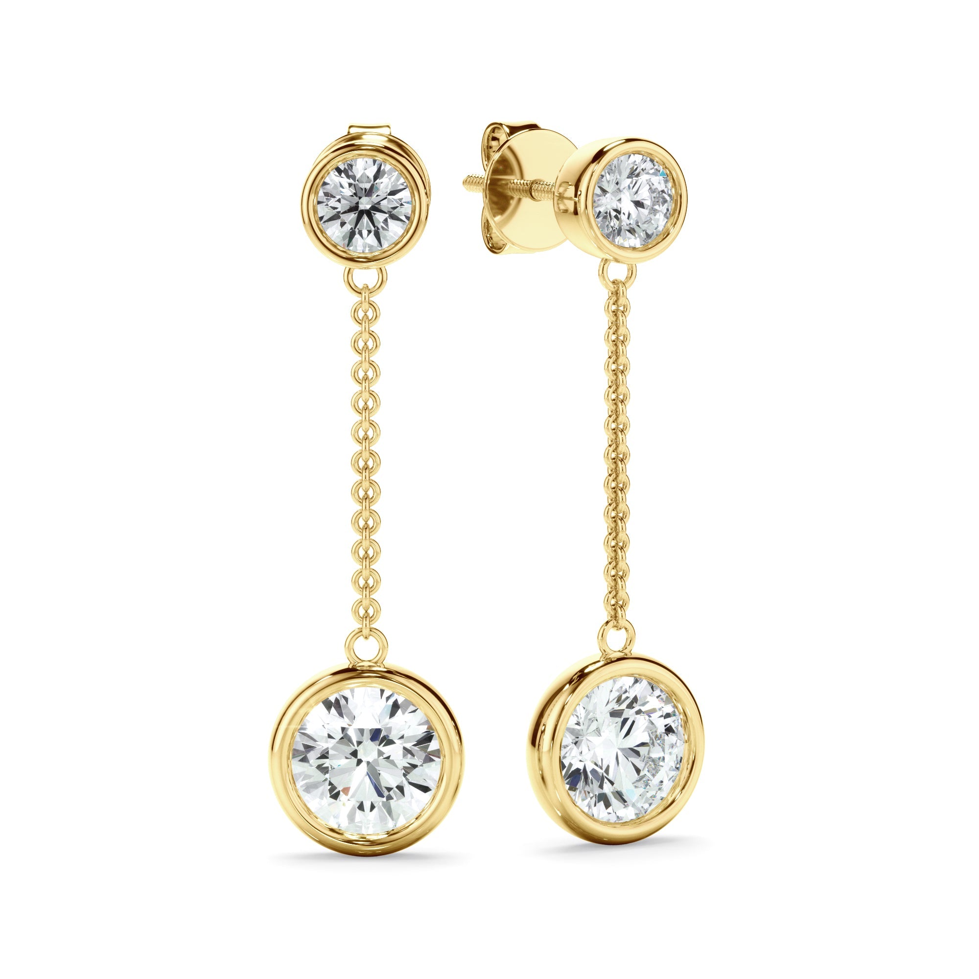 1.50ct Laboratory-Grown Diamond Drop Earrings