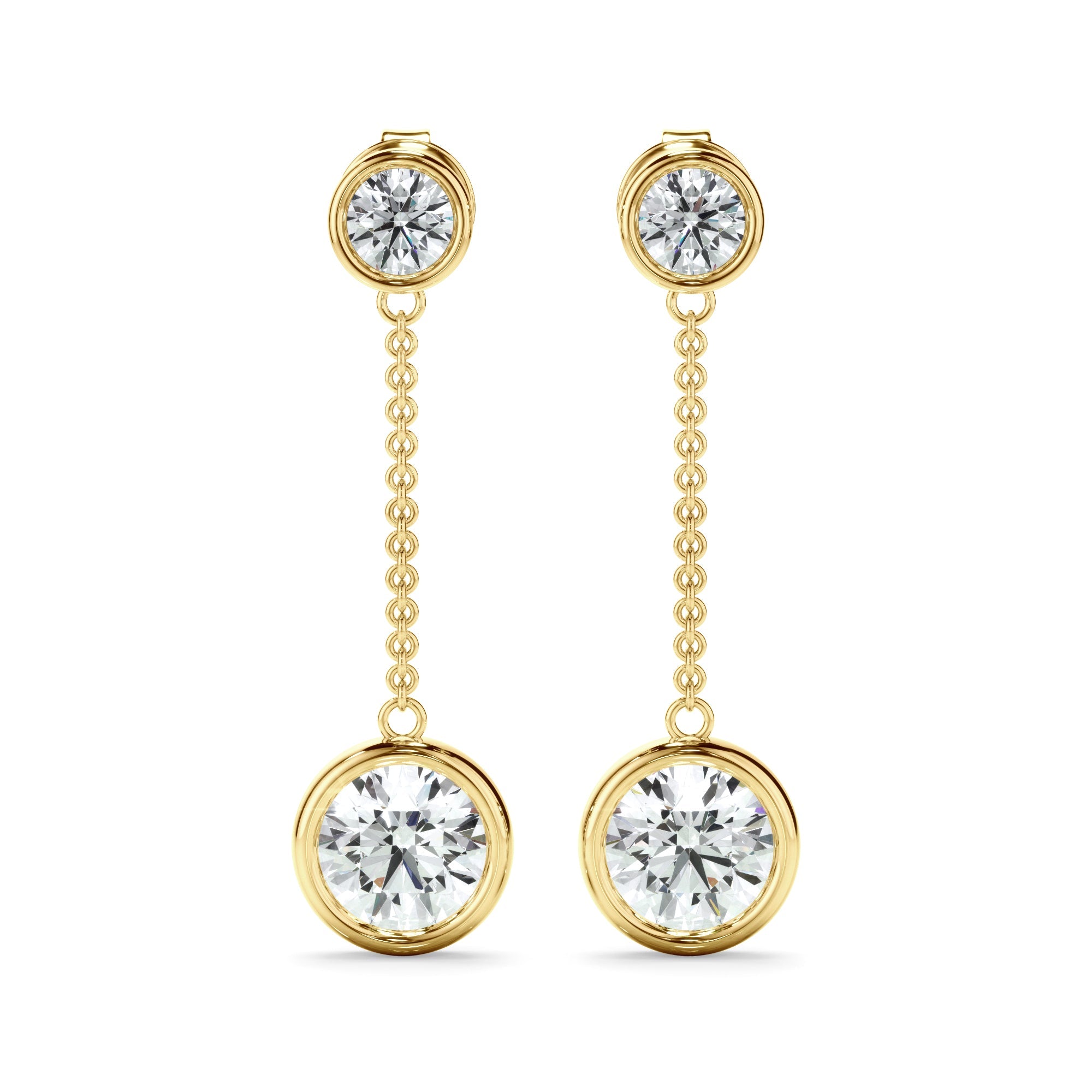 1.50ct Laboratory-Grown Diamond Drop Earrings