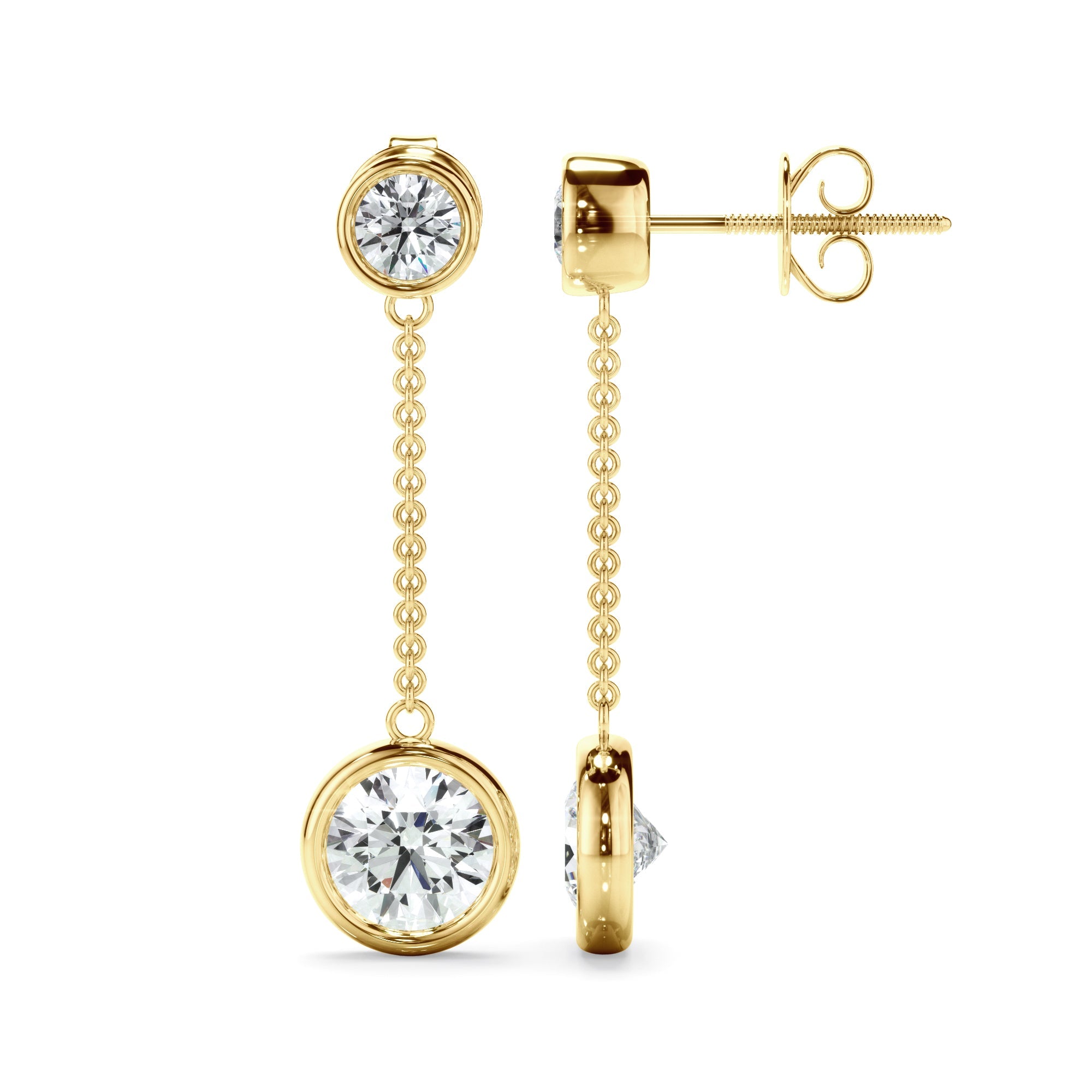 1.50ct Laboratory-Grown Diamond Drop Earrings