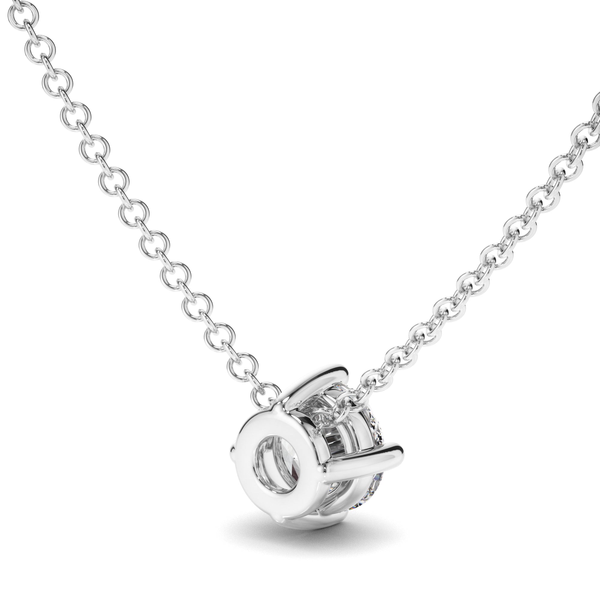 Round Brilliant Cut Diamond Necklet