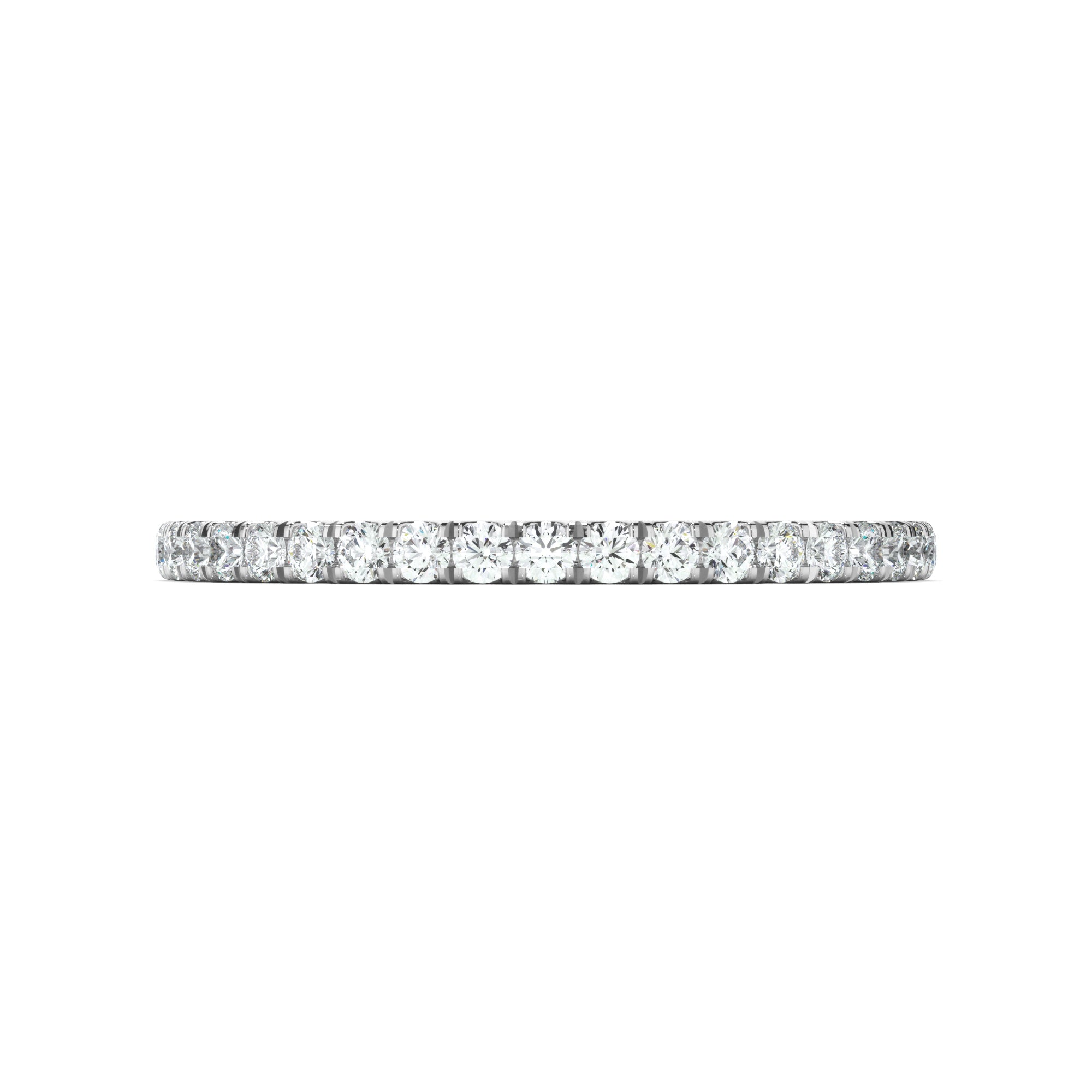 Diamond Claw Set Eternity Wedding Ring