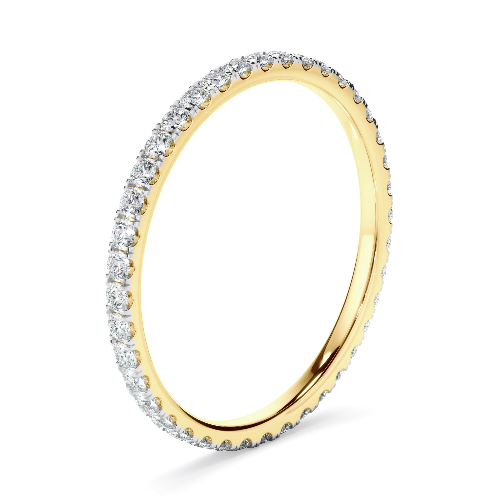 Diamond Claw Set Eternity Wedding Ring