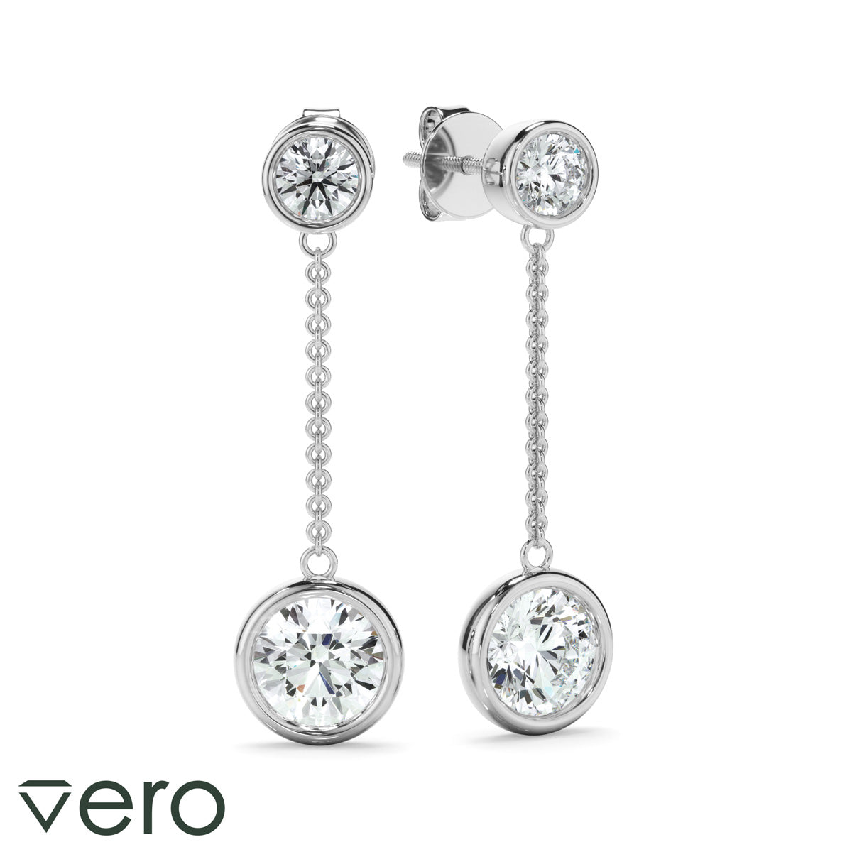 1.50ct Lab Grown Diamond Drop Earrings