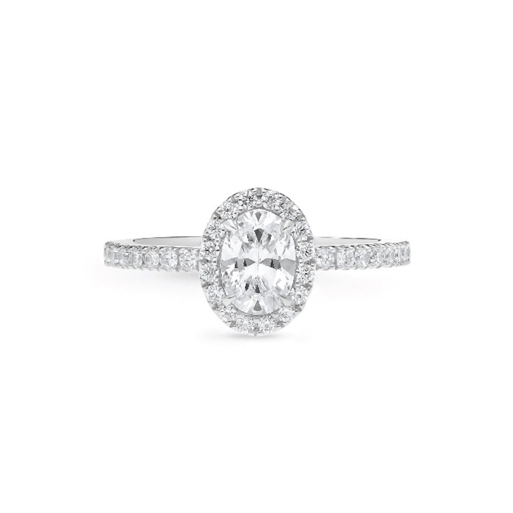 18ct White Gold 0.70ct Lab Grown Diamond Engagement Ring